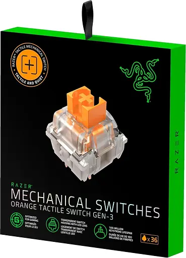 Набір механічних перемикачів RAZER Mechanical Switches Pack Orange Tactile switch (RC21-02040300-R3M1) - фото 5