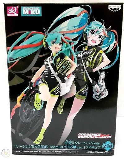 Фигурка Banpresto Хацуне Мику в велоформе Hatsune Miku Team Ukyo 19 см WST HM U2016 - фото 10