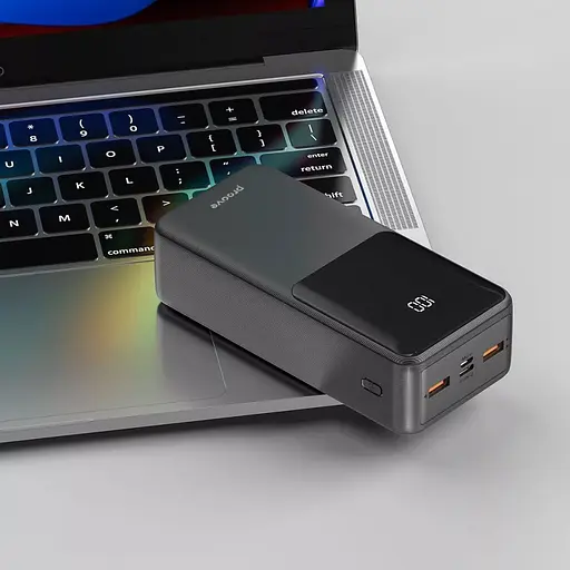 Портативна батарея Proove Illuminator 22.5W 30000mAh чорна - фото 3