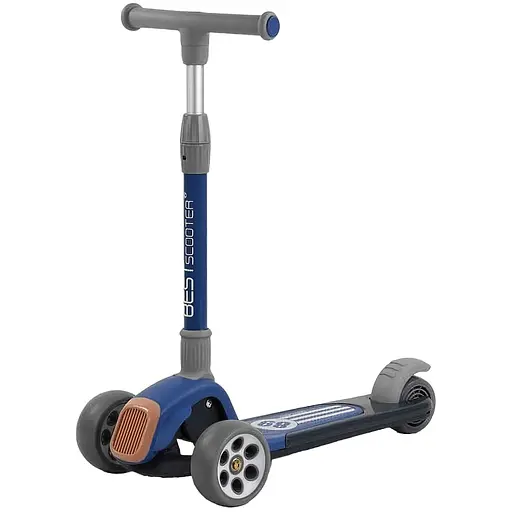Самокат Best Scooter 62х17х31 см Черно-синий 000231459