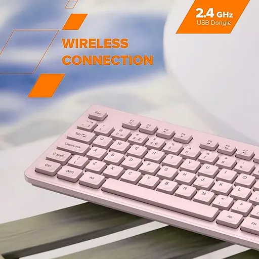 Клавиатура Canyon HKB-W01 UK/US AAA Wireless Beige (CNS-HKBW01BG) - фото 6