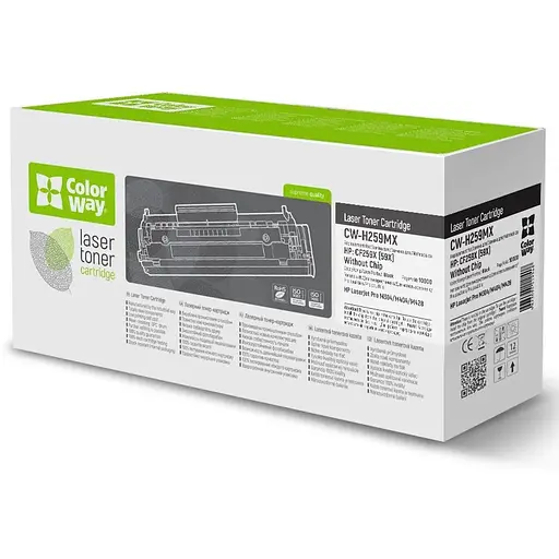 Картридж HP 59X (CF259X), Black, LJ Pro M304/M404/M428, 10 000 стор, ColorWay, без чіпа (CW-H259MX)