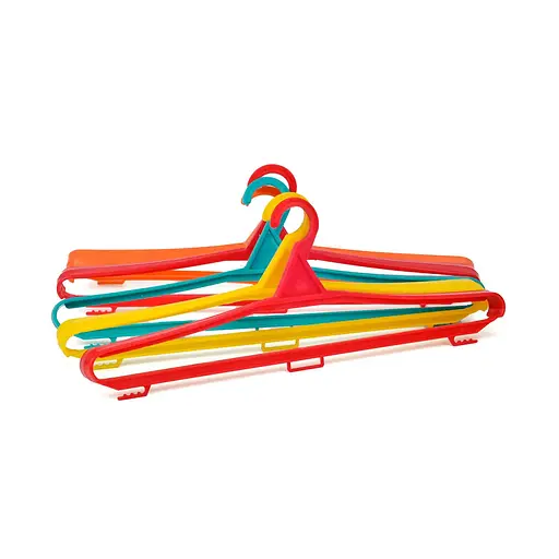 Плічка міцні пластмасові для одягу вішалка 44.5 см 84289 - фото 2