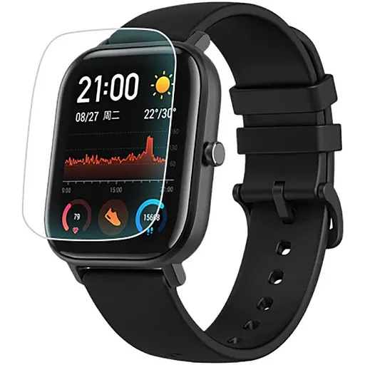 Защитный бампер Tamister для смарт-часов Amazfit GTS серо синий