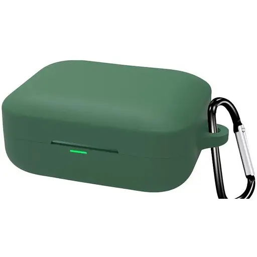 Чохол-накладка DK для Realme Buds Air 7 Silicone Candy Friendly з карабіном (green)