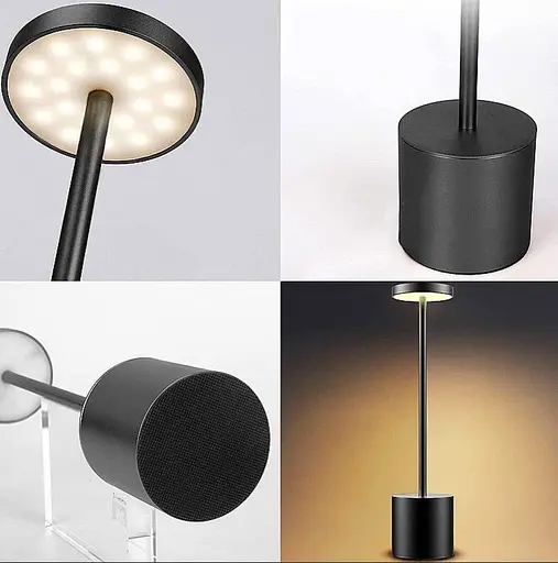 Настольная лампа с аккумулятором KLOODI DECO TA-5V UNO CCT BK - фото 3