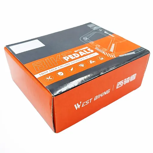 Педали велосипедные алюминиевые West Biking YP0802097 на промподшипниках Черный (G0000967) - фото 4