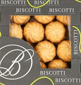 Печенье сдобное песочно-отсадное Лемони Biscotti 0.35 кг - фото 1