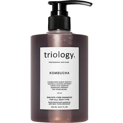Шампунь для всіх типів волосся Triology. з комбучею безсульфатний 500 мл - фото 1