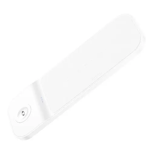 Бездротовий зарядний пристрій Qi Hoco Step 3 in 1 CQ5 iWatch 22.5W - фото 2