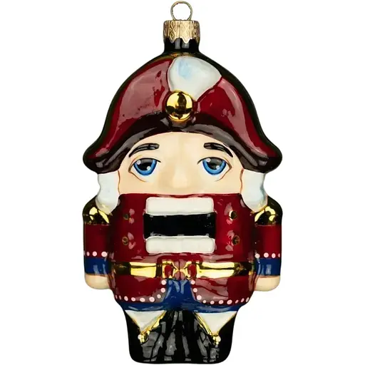 Ялинкова прикраса Різдвяні історії Лускунчик скло (4820001046083)