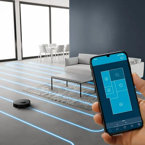 Робот-пилосос Rowenta X-Plorer Serie 135+ Standart миючий чорний (RR91D5WH) - фото 7