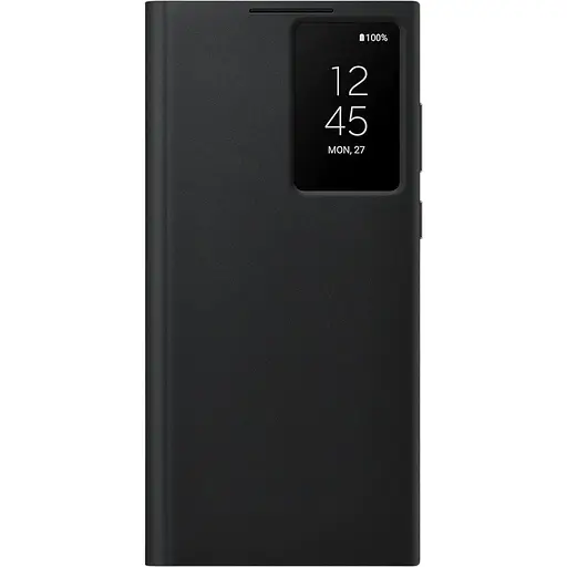 Оригінальний чохол-книжка Samsung для Galaxy S22 Ultra S-View Clear View Cover Smart Black (EF-ZS908CBEGRU)
