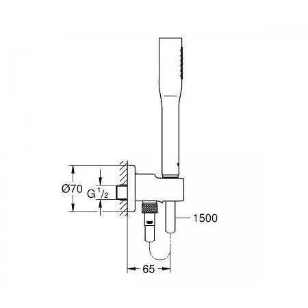 Душовий гарнітур Grohe Euphoria 26404000, Хром - фото 2