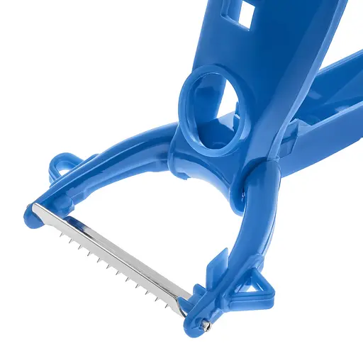 Шинковка для капусты нож для нарезки овощей соломкой и корейской морковки с подставкой «Принцесса кухни», Kitchette Голубой 86705 - фото 4