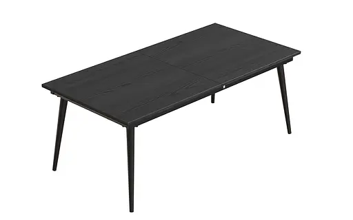 Стіл журнальний трансформер Dandi Small Ferrum-decor 45x120(160)x70 Чорний метал ДСП Сосна Кембра 16 мм (FRD-106794) - фото 5