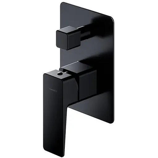 Смеситель скрытого монтажа для душа Omnires Parma black mat (PM7435BL) - фото 1