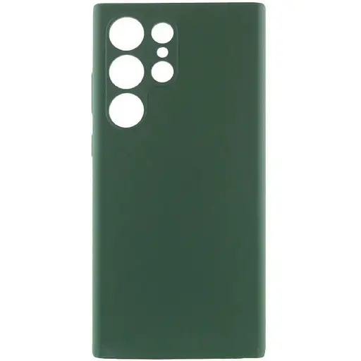 Чохол Lakshmi Silicone Cover Full Camera (AAA) для Samsung Galaxy S24 Ultra Зелений / Cyprus Green