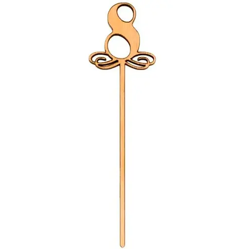 Заготовка топер Rosa Talent Цифра 8 фанера 13х3.6 см 5 шт