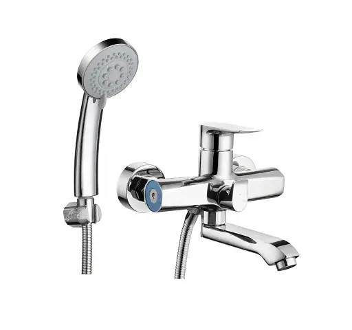 Змішувач для ванни Troya FOB3-A134 одноважільний з душовим набором Хром 30412 - фото 1