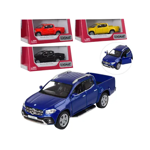 Металевий інерційний пікап Mercedes-Benz X-Class 5", відкриваються двері (В асортименті) - фото 3