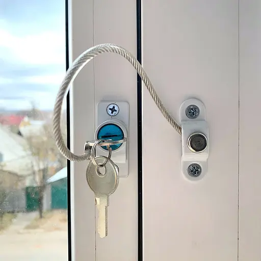 Замок-блокувальник для пластикових вікон Mega Zayka MGZ-0809, 2 ключі - фото 2