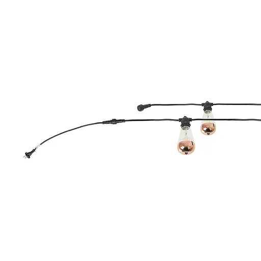 Уличная гирлянда Brille на 20 ламп HD-122S/20 E27 BK 10 м - фото 7
