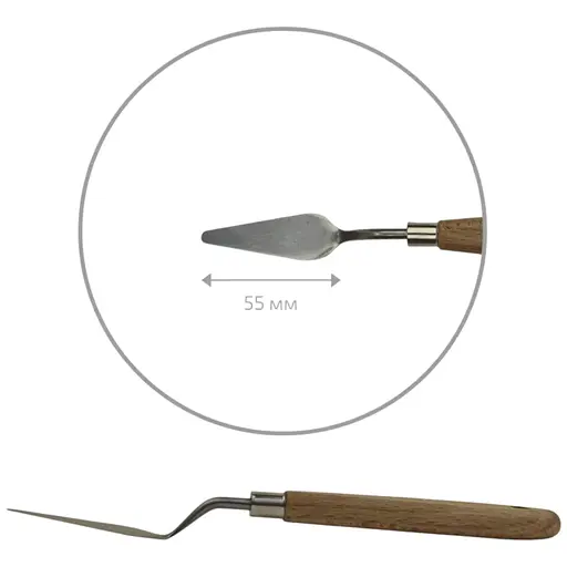 Мастихин Rosa Studio 11920 капля длина 5,5 см ст.код1009 - фото 1