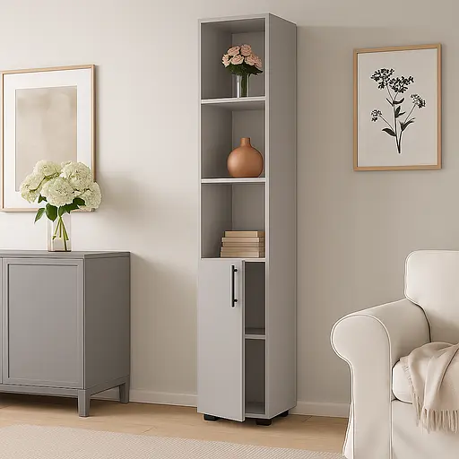 Пенал ОП-713 Orange-Line 350х347х1825 Сіра мишка - фото 2