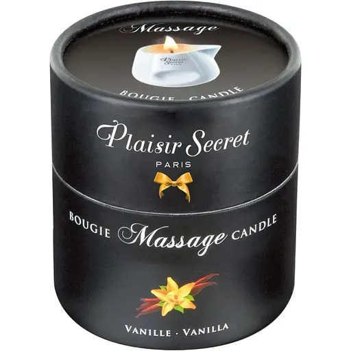 Масажна свічка Plaisirs Secrets Vanilla, 80 мл