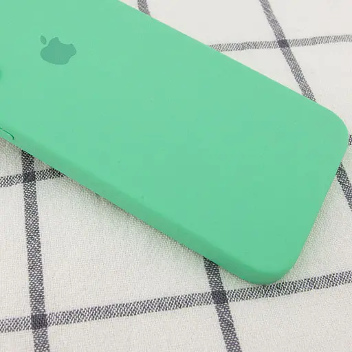 Чехол Silicone Case Square Full Camera Protective AA для Apple iPhone 7 plus/8 plus 5.5 Зеленый/Spearmint - фото 2