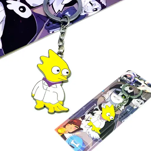 Брелок Андертейл Undertale Доктор Альфіс Dr Alphys UT.52.27 - фото 2