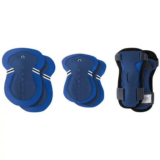 Комплект защитного снаряжения для детей Globber XS 5-10 лет 25-50 кг синий (541-300)