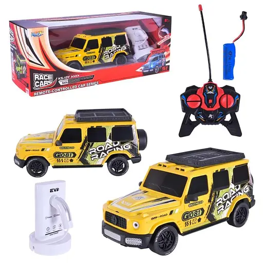 Машина на радиоуправлении, аккумулятор с зарядной станцией, 38x15x14,5 см, KS-13Y (В ассортименте) - фото 2