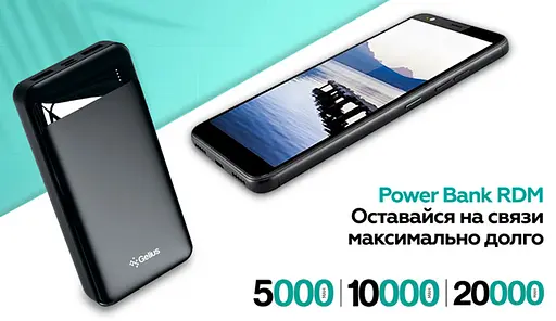 Найшвидший зовнішній акумулятор Gelius 10000 мач Power Bank RDM - фото 6