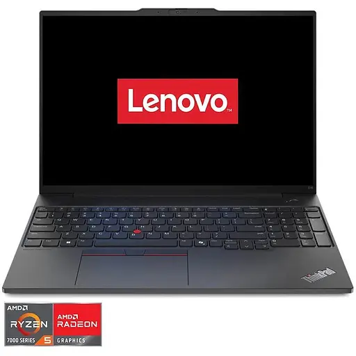 Ноутбук Lenovo ThinkPad E16 Gen 2 5 7535HS la 4.55GHz, IPS, 16GB DDR5, 512GB, Без ОС