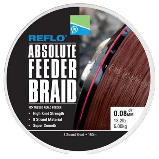 Шнур Preston Absolute Feeder Braid 150 м 0.08 мм 6.00 кг