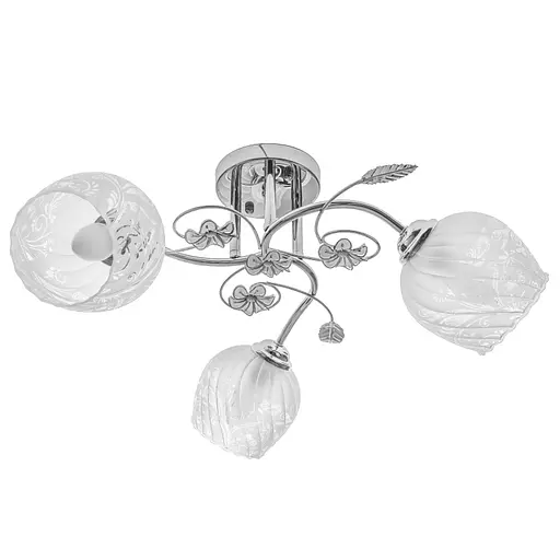 Люстра стельова Brille в спальню E27 60W CH (LK-597C/3)