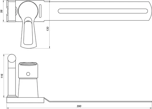 Смеситель для биде Globus Lux Seva GLSV-0206 Хром - фото 5