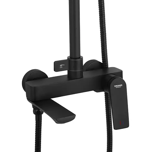 Душова система Kroner KRP Graz - SCH063, Чорний матовий - фото 3