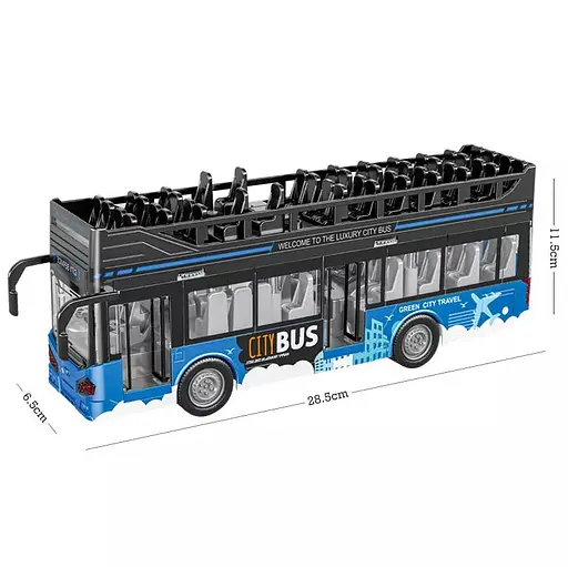 Автобус, звук, свет, на батарейках (В ассортименте) - фото 2