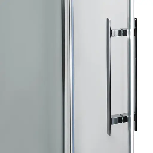 Душевая кабина Bravo квадратная без поддона от стены WDA N90TC 1 уп., прозрачная, хром - фото 10