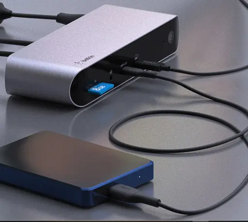 Belkin Докстанция USB-C Thunderbolt 4 Triple Display Dock 8K - фото 6