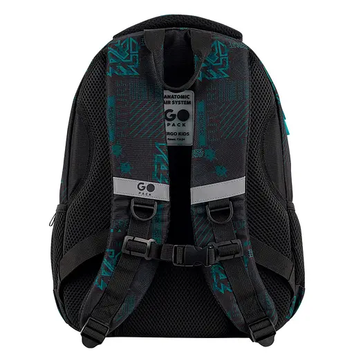 Рюкзак GoPack Education 175M-6 Future Черно-голубой (GO26-175M-6) - фото 6