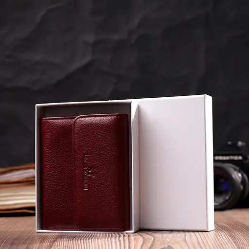 Кожаный женский кошелек ST Leather 11.7х9.5х2 см acs0028401 - фото 9