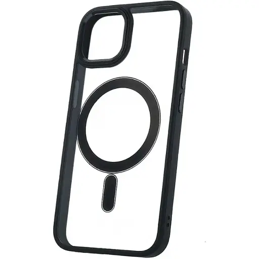 Чехол-накладка DK для Apple iPhone 12 Pro Max MagSafe Composite Metal Edge (black) - фото 2