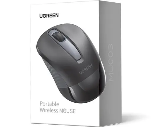 Бездротова миша UGREEN MU003 Portable Wireless Black (90371) - фото 7