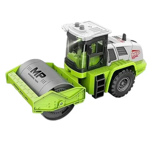 Машина спецтехники Асфальтоукладчик, JS129B-2, звук, подсветка, инерция, резиновые колеса