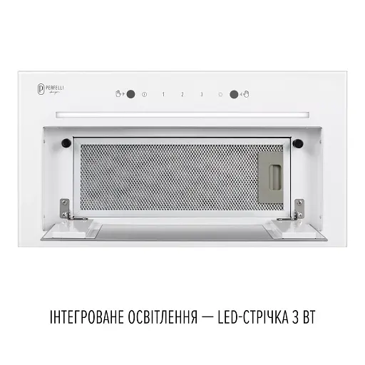 Вытяжка полновстраиваемая Perfelli Design Filini 5 Bianco - фото 4