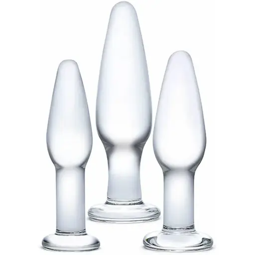 Набір анальних пробок Glas Anal Training Set 3 шт